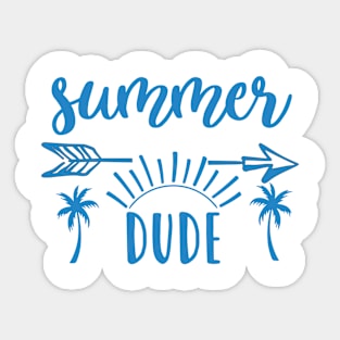 summer dude Sticker